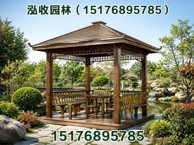 娄底防腐木凉亭展示图